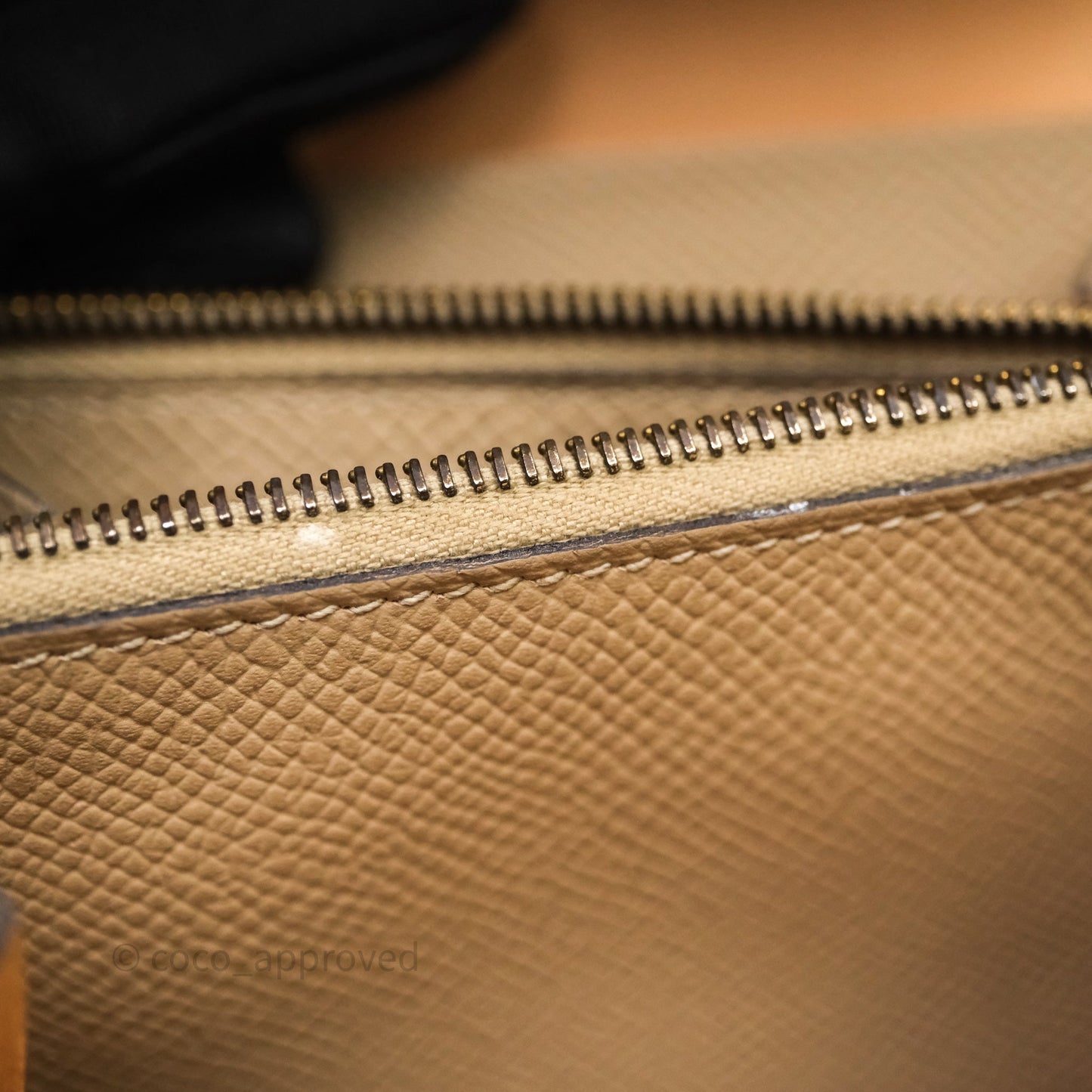 Hermès Constance Short Wallet Trench Epsom Gold Hardware