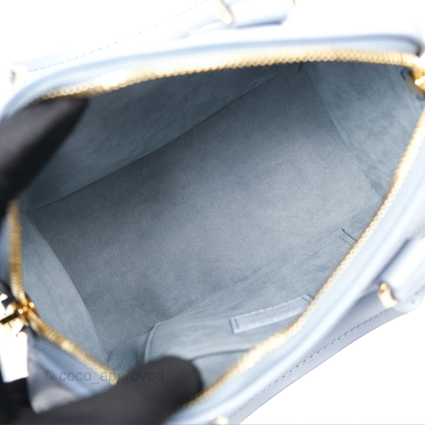 Louis Vuitton Speedy Bandoulière 20 Monogram Empreinte Leather Blue Hour