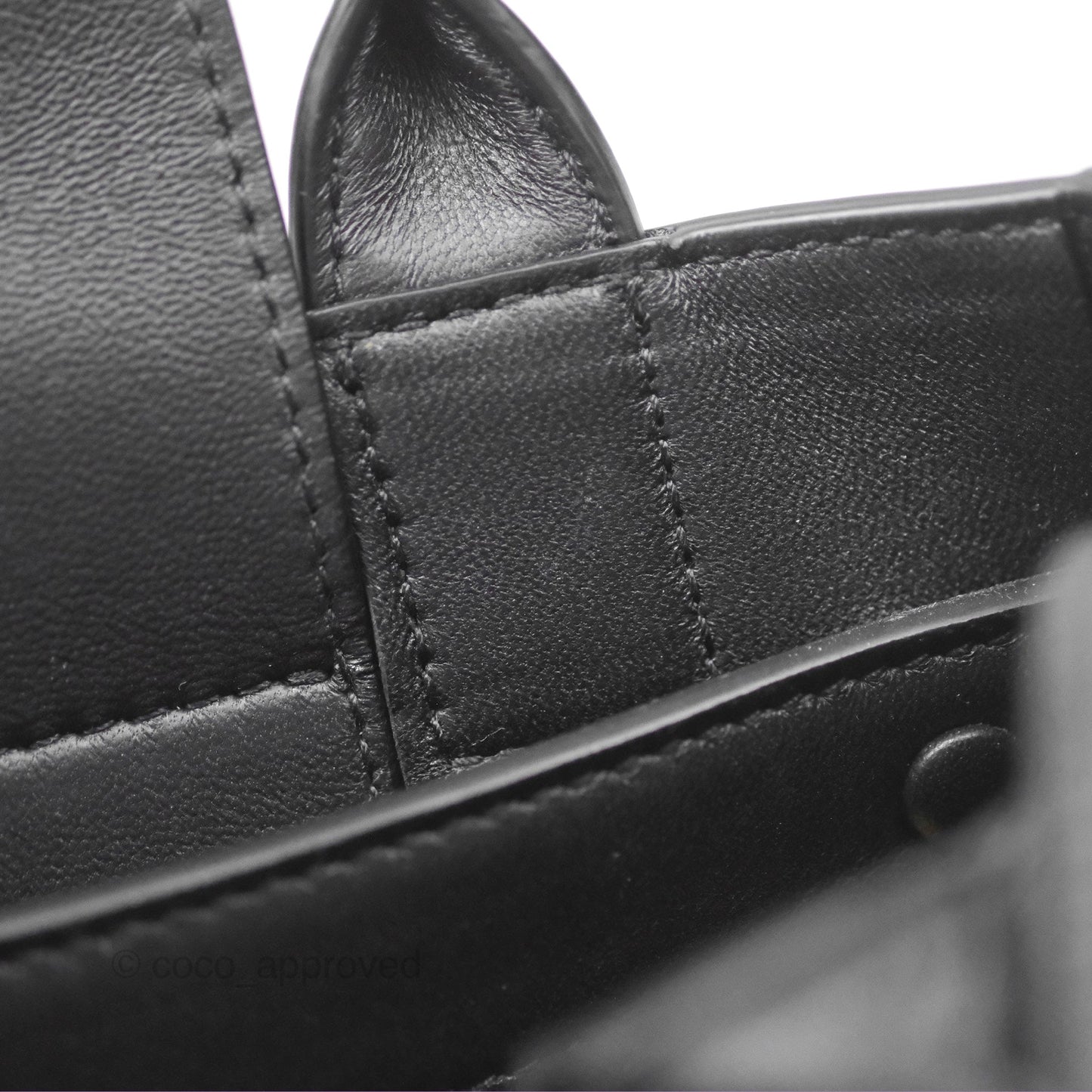 Bottega Veneta Mini Cassette Tote Bag Black
