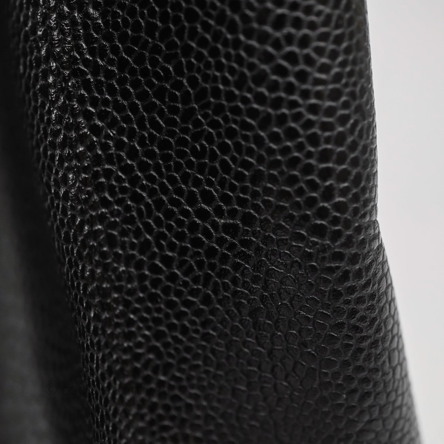 Chanel GST Black Caviar Silver Hardware