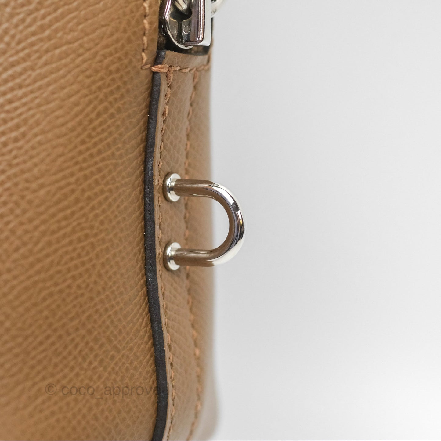 Hermès Bolide 1923 25 Alezan Epsom Palladium Hardware