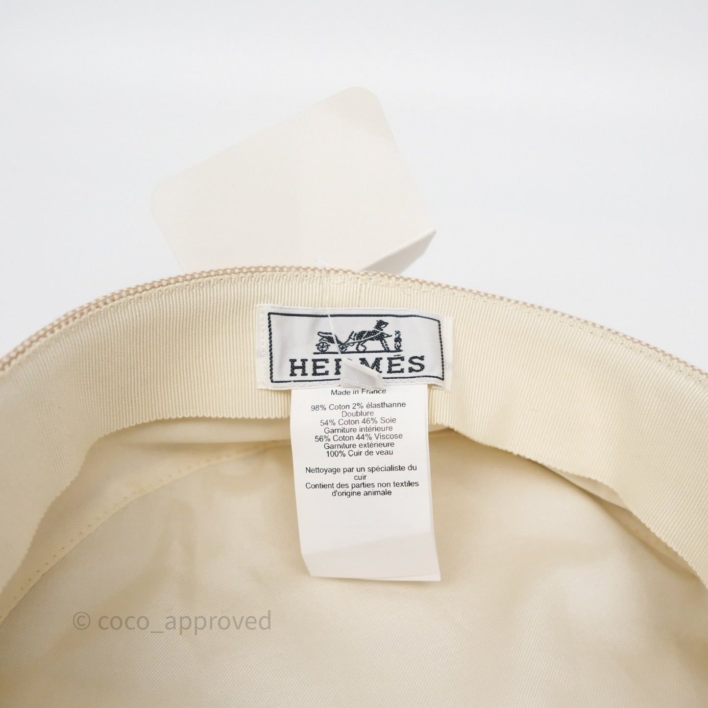 Hermès Deauville Plein Air Cap Desert / Nata