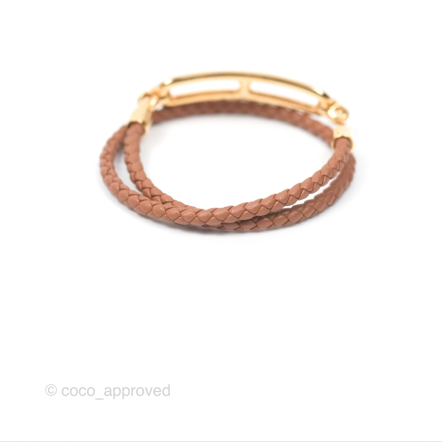 Hermès Roulis Double Tour Bracelet Gold Gold Hardware