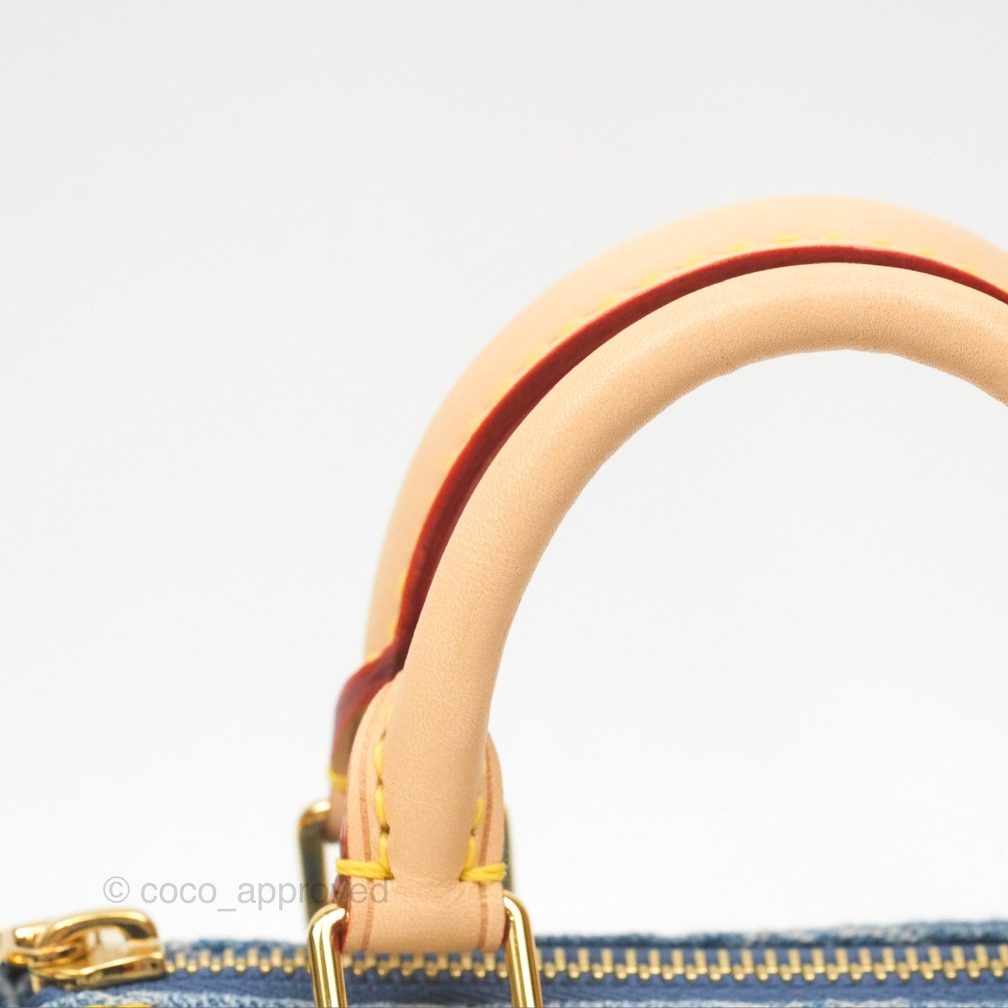 Louis Vuitton Nano Speedy Washed Denim Monogram