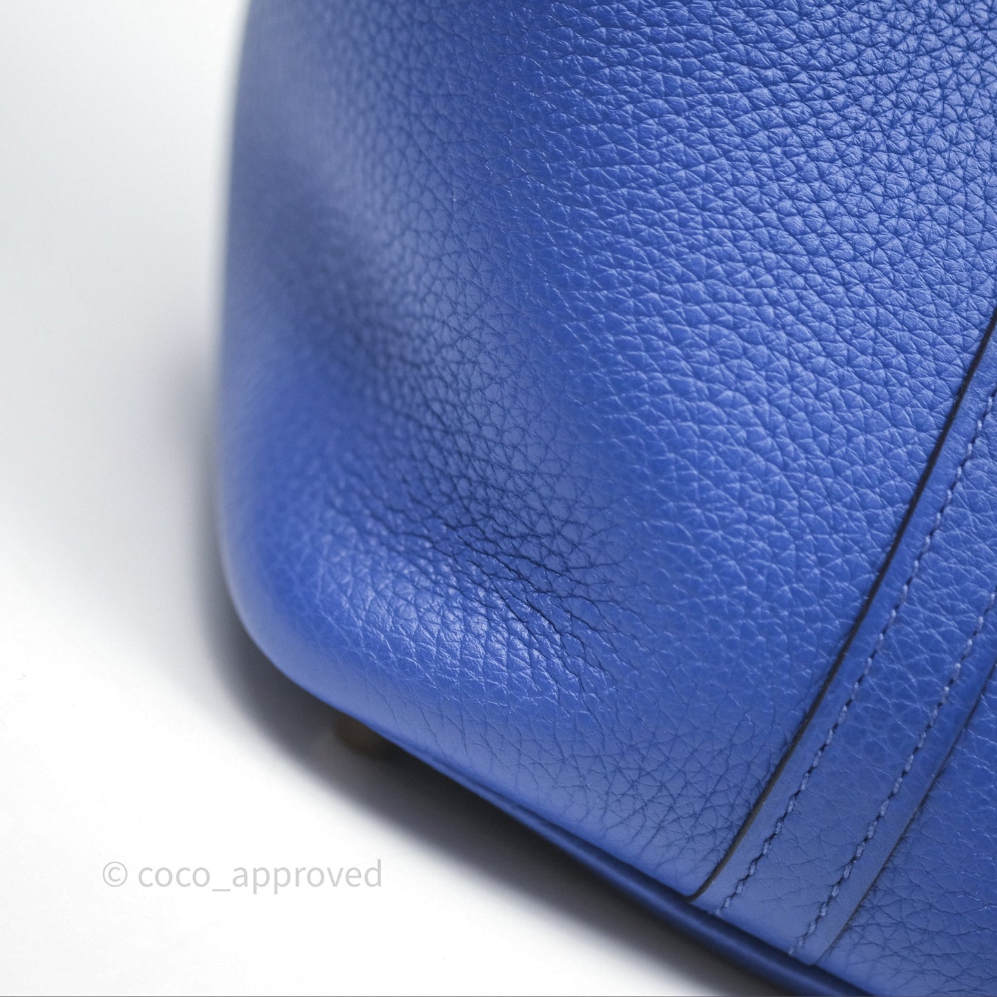 Hermès Picotin 18 Bleu Électrique 7T Clemence Gold Hardware