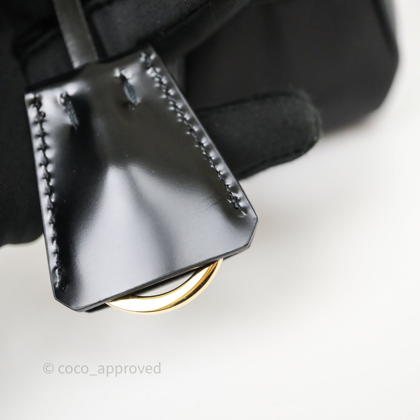 Prada Re-Edition 2002 Re-Nylon Small Shoulder Bag Black Gold Hardware