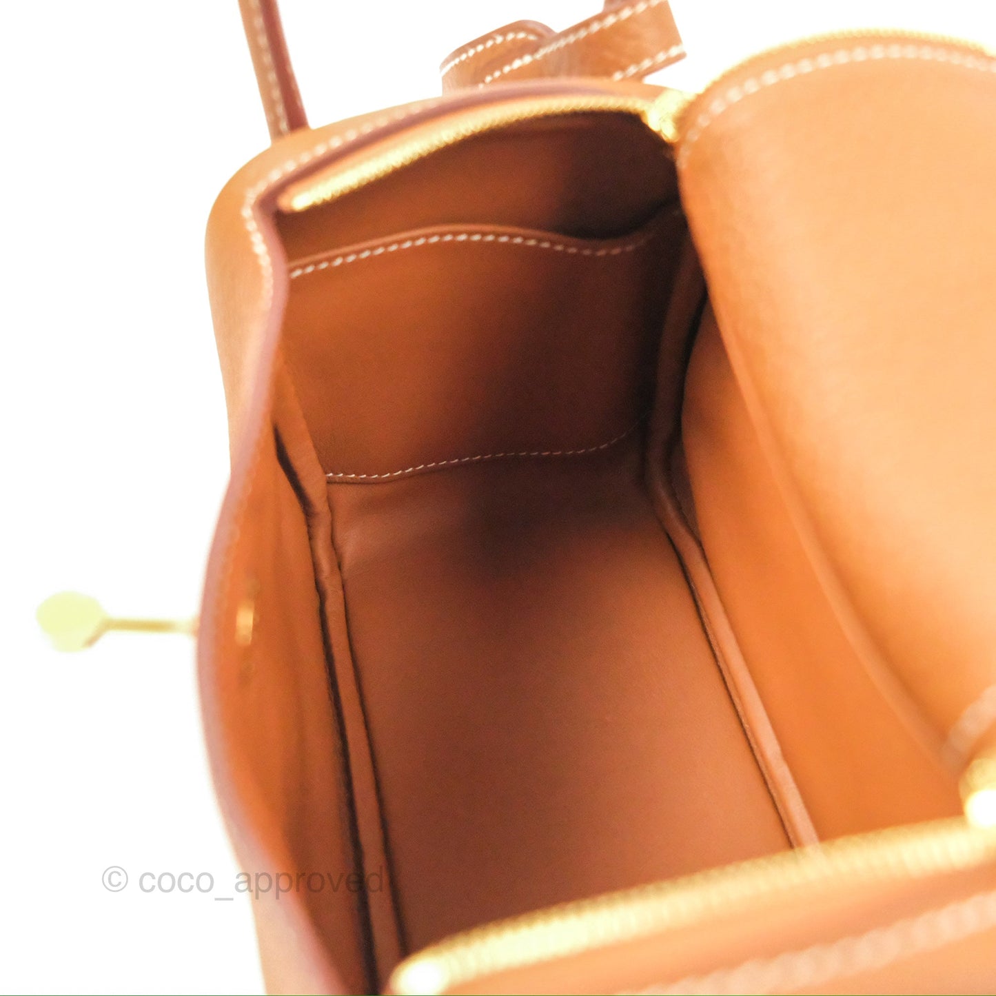 Hermès Mini Lindy 20 Gold Clemence Gold Hardware