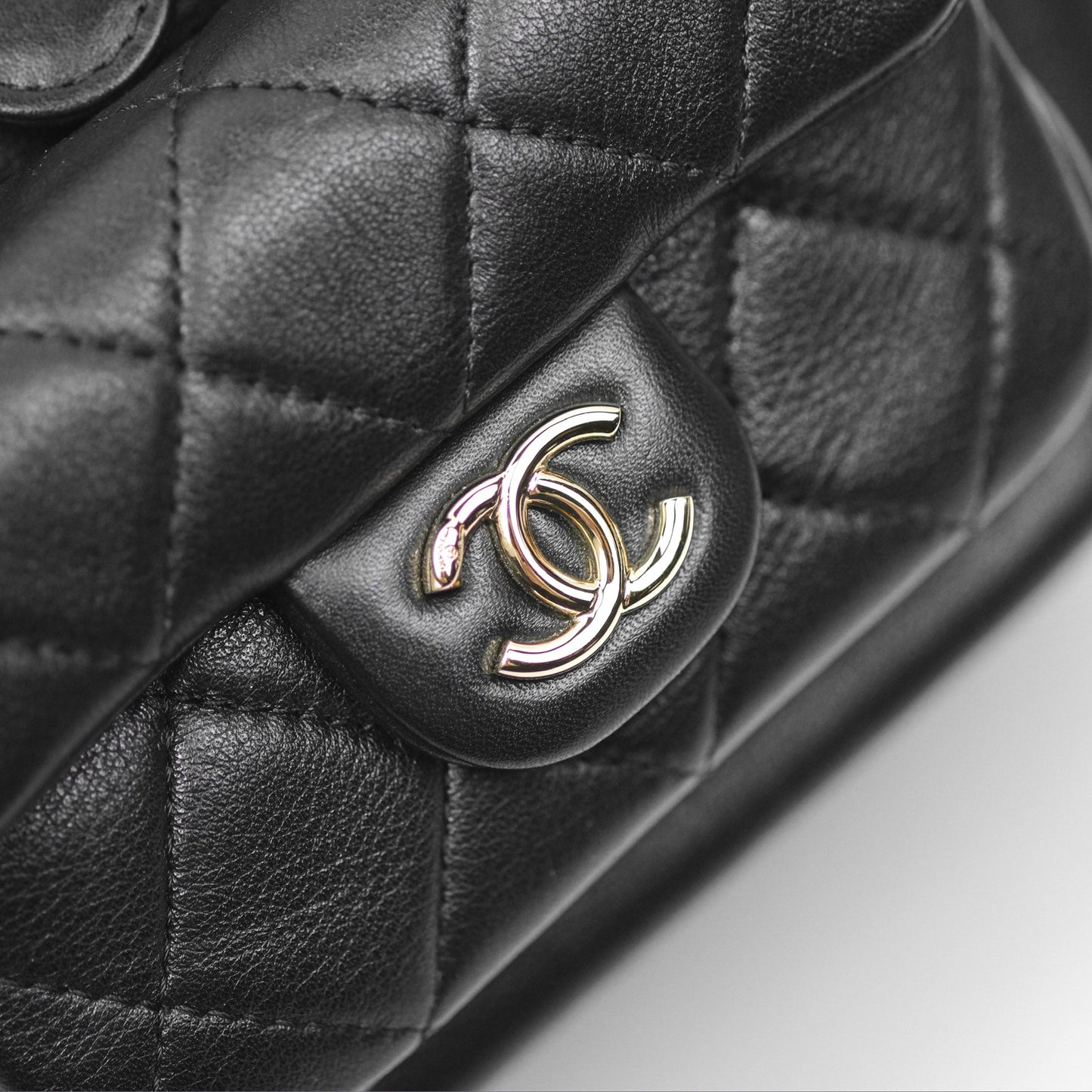 Chanel Quilted Small Duma Drawstring Backpack Black Calfskin