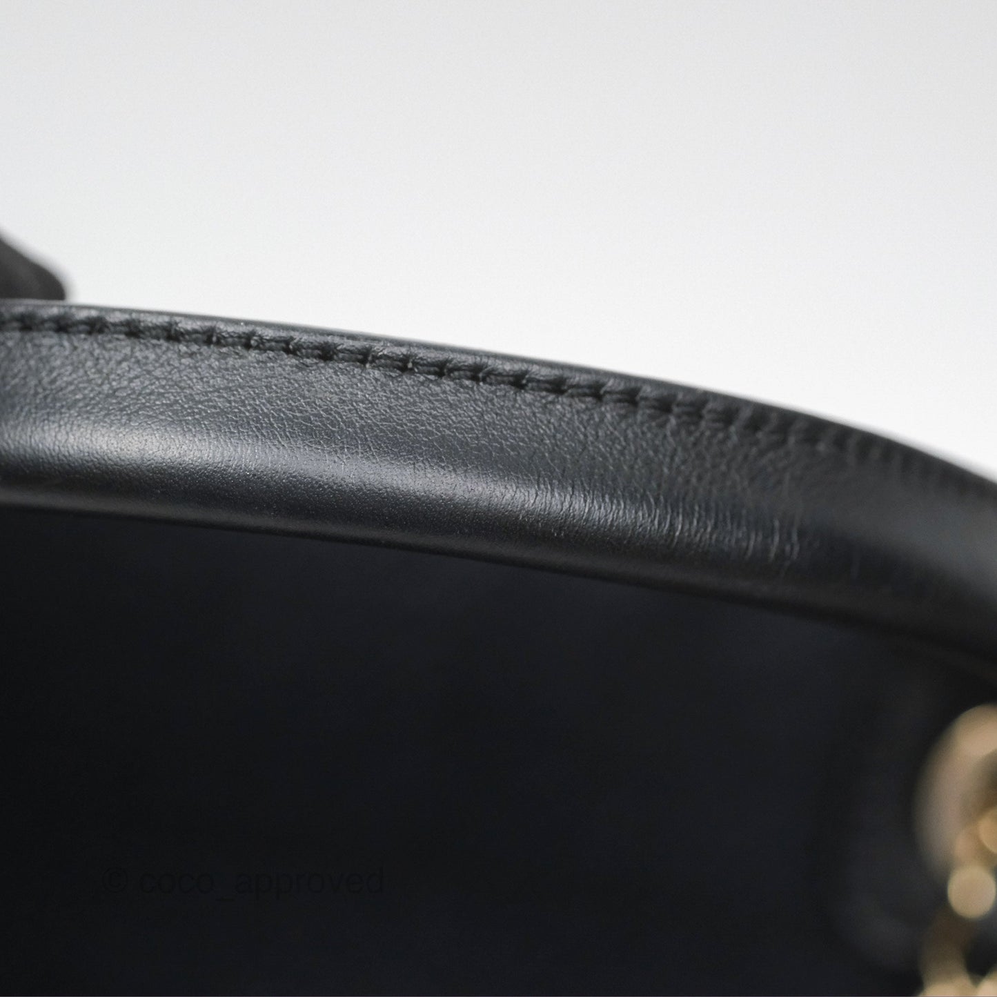 Chanel New Small Deauville Navy Canvas