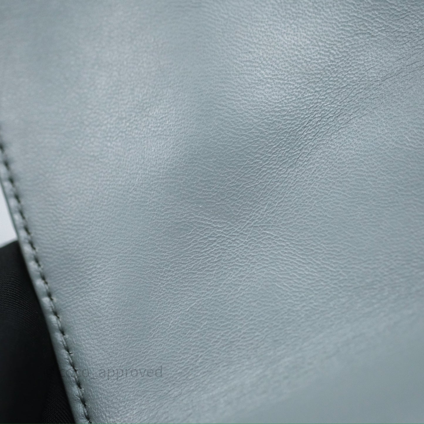 Dior Small Caro Bag Grey Supple Cannage Calfskin