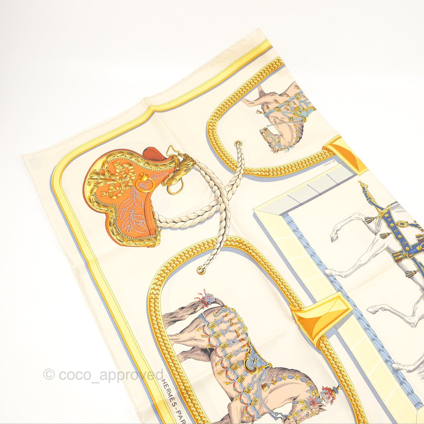 Hermès Grand Apparat Forever Silk Scarf 90