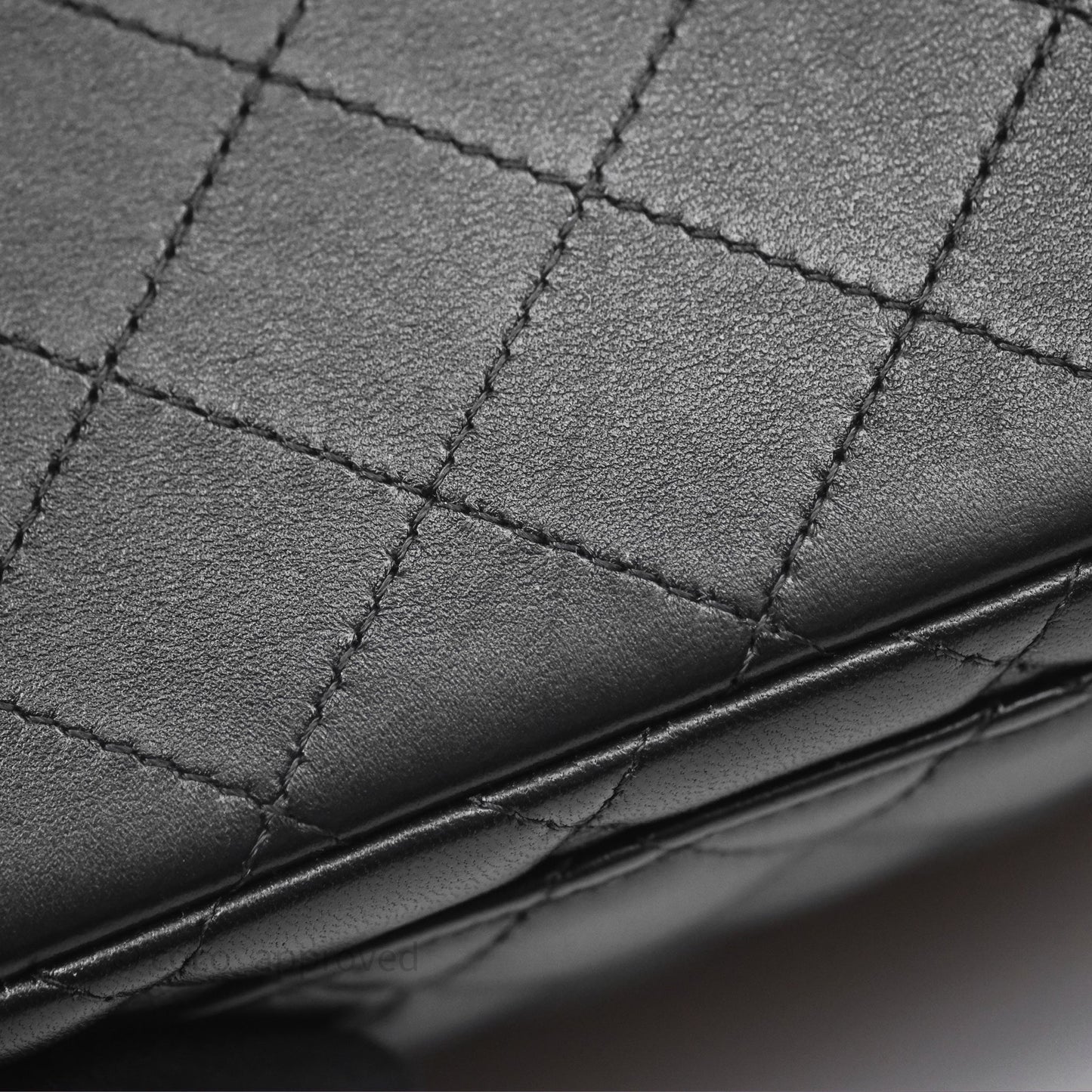 Chanel Mini Square Flap Quilted Black Lambskin Gold Hardware
