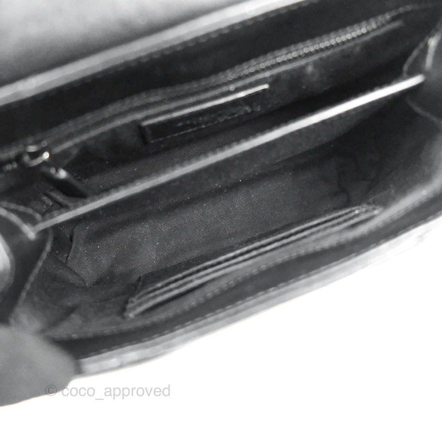 Saint Laurent Loulou Toy Quilted Leather Shoulder Bag Black
