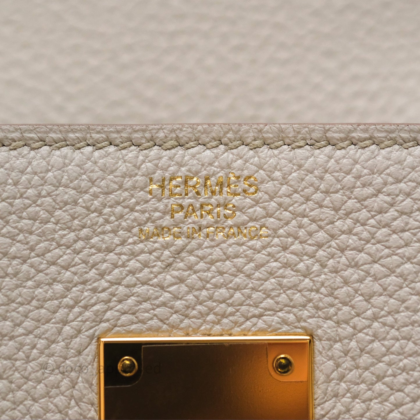 Hermès Birkin 30 Retourne Beton 8L Togo Gold Hardware