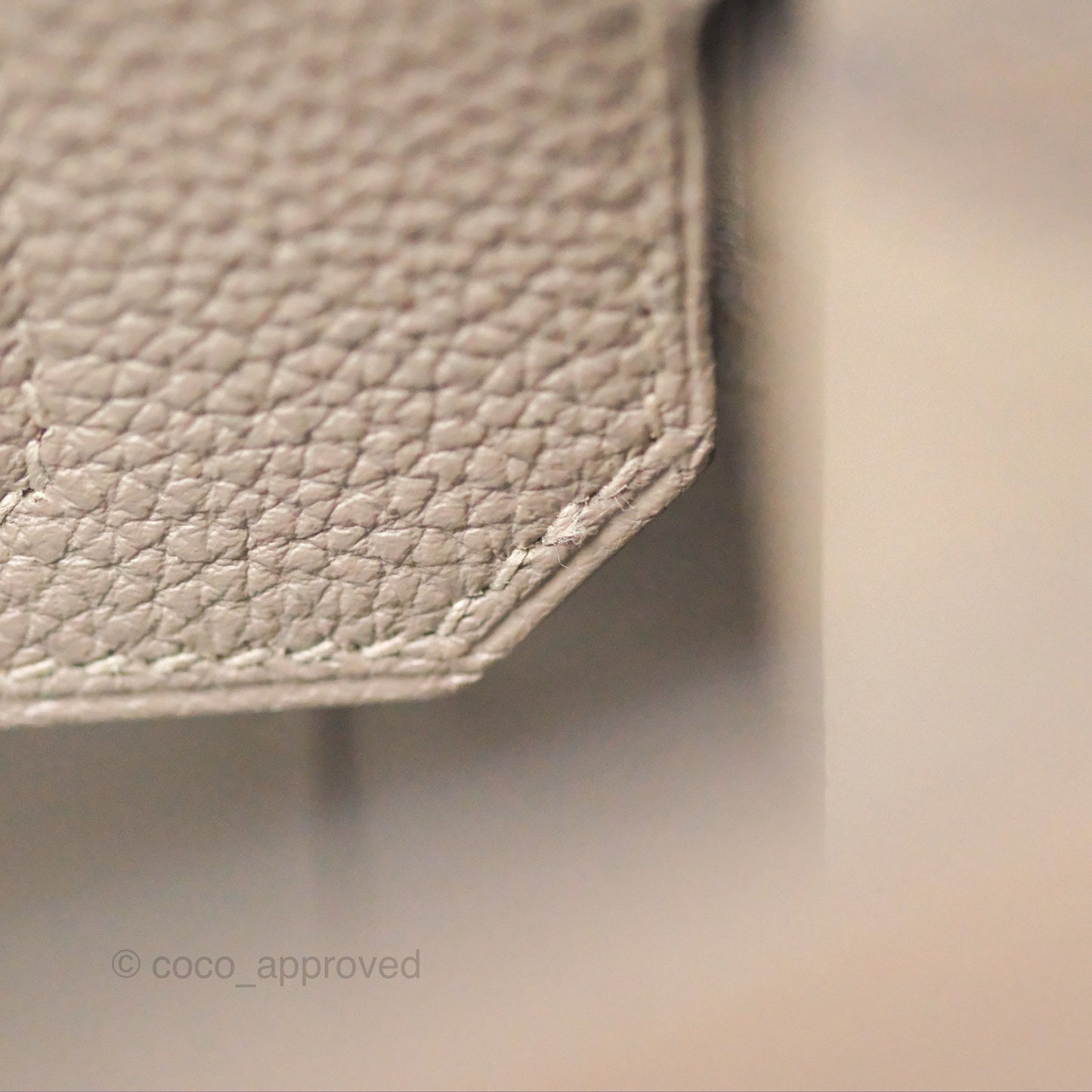 Hermès Birkin 30 Retourne Gris Asphalt M8 Togo Gold Hardware