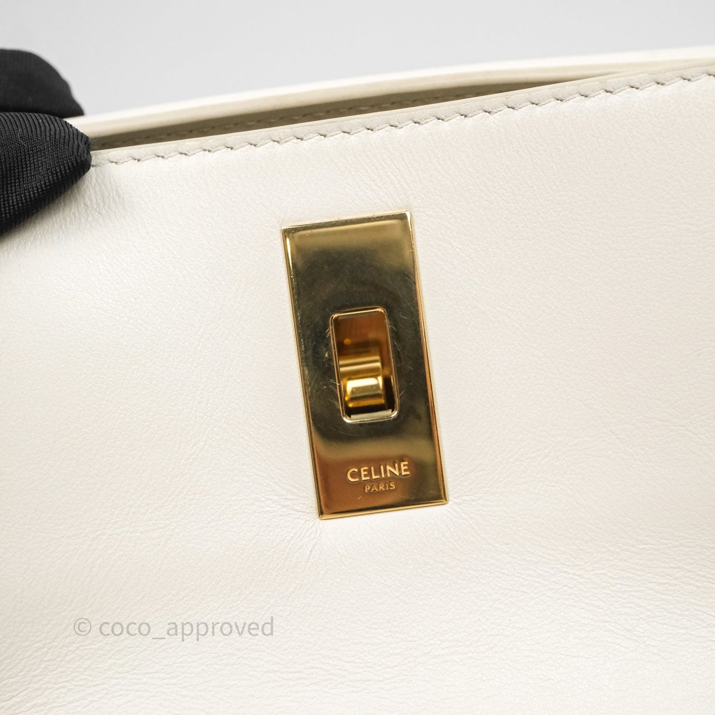 Celine Teen Bucket 16 Bag Ivory White Calfskin