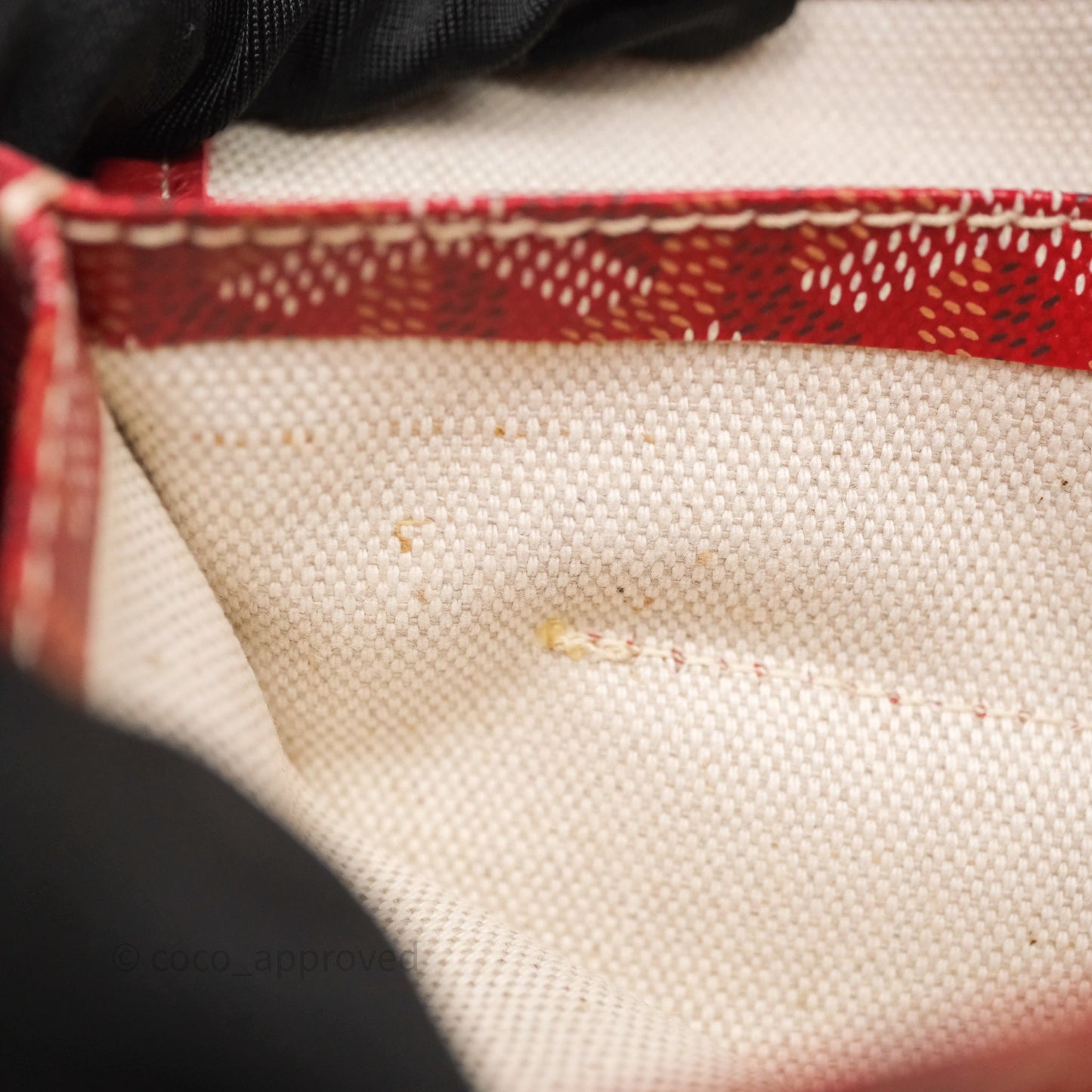 Goyard St Louis Tote GM Red
