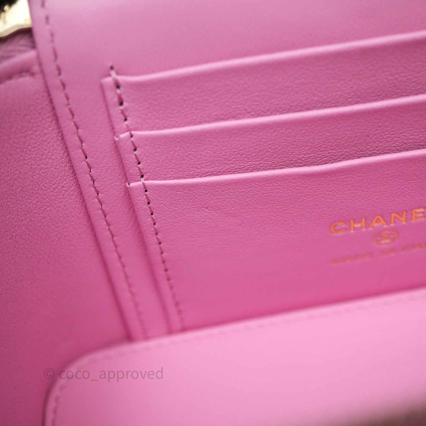 Chanel Vanity with Heart Adjustable Chain Pink Caviar Aged Gold Hardware