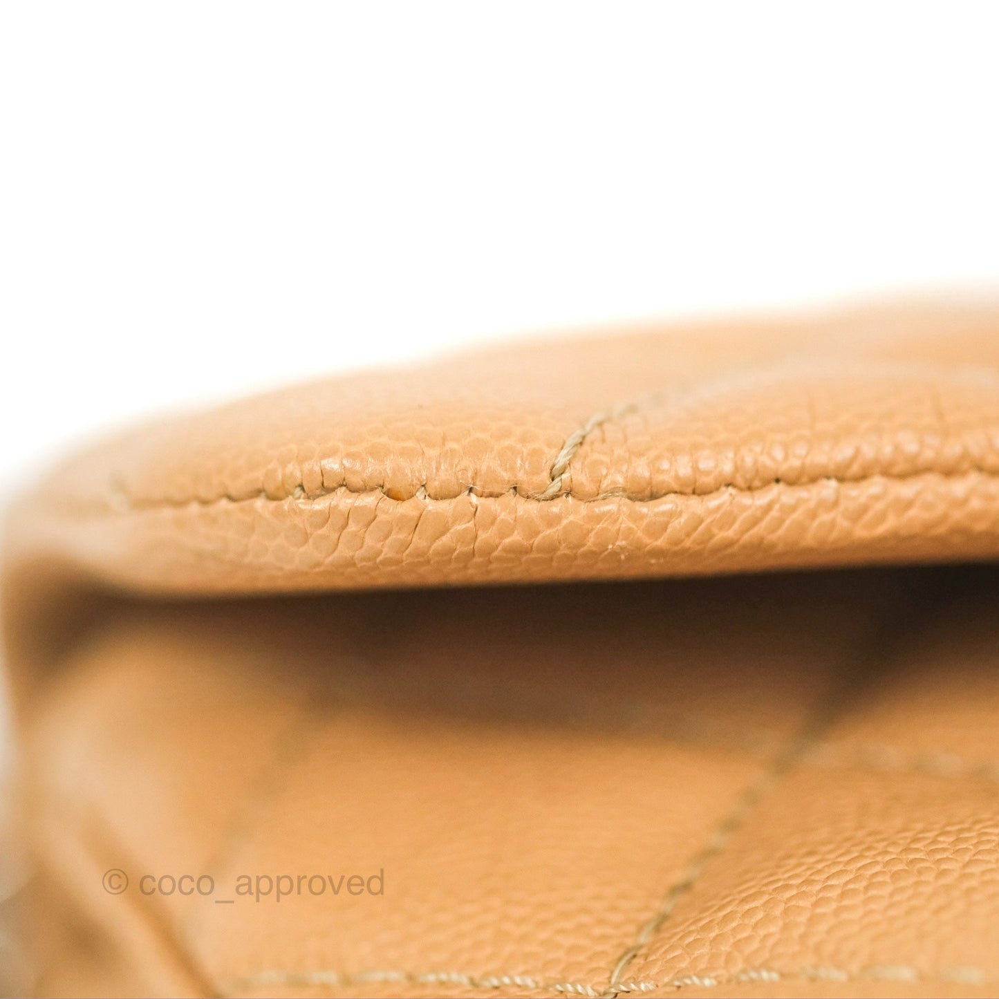Chanel Quilted Small Urban Companion Flap Bag Beige Caviar Silver Hardware