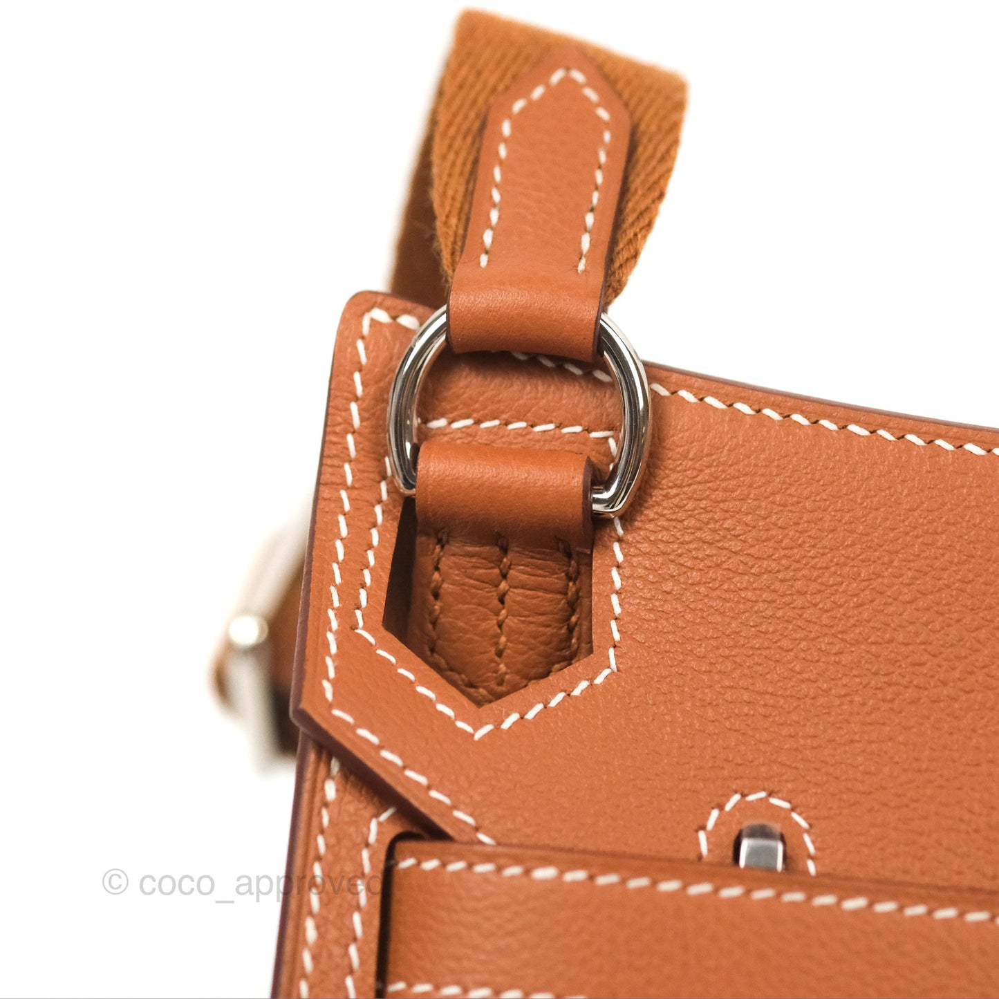 Hermès Mini Jypsiere Gold Evercolor Palladium Hardware