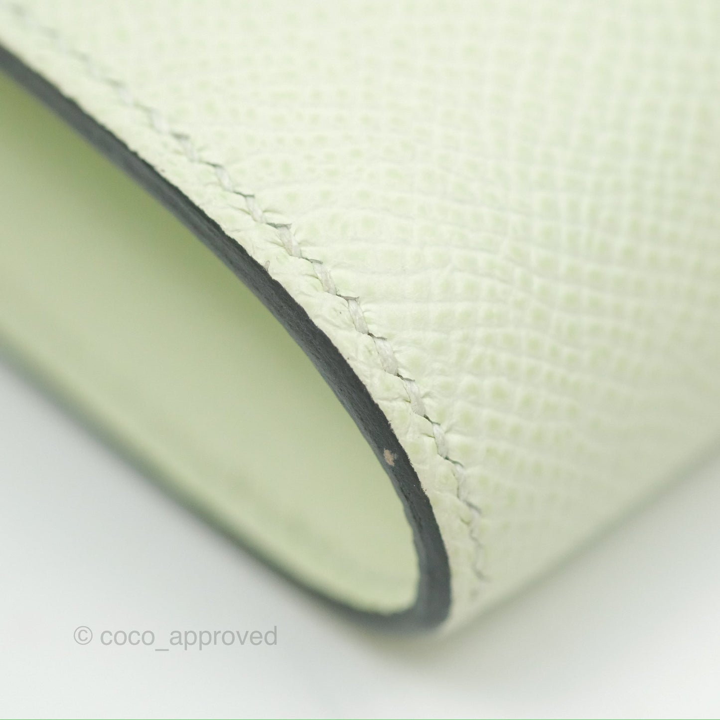 Hermès Constance To Go Wallet Vert Fizz Epsom Palladium Hardware