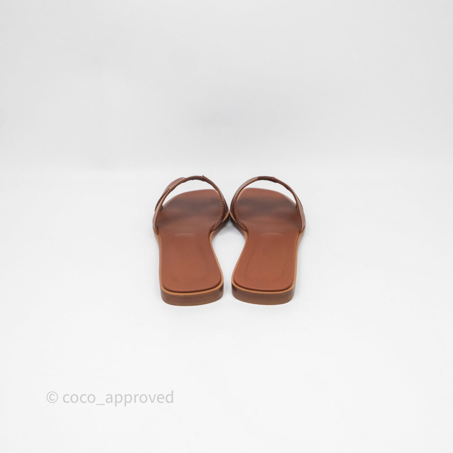 Hermes Oran Sandal Gold Size 36.5
