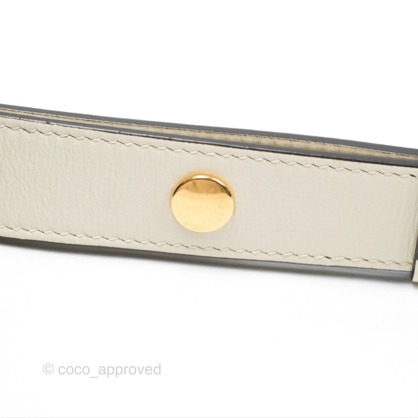 Gucci Horsebit 1955 GG Supreme Canvas White Shoulder Bag Gold Hardware