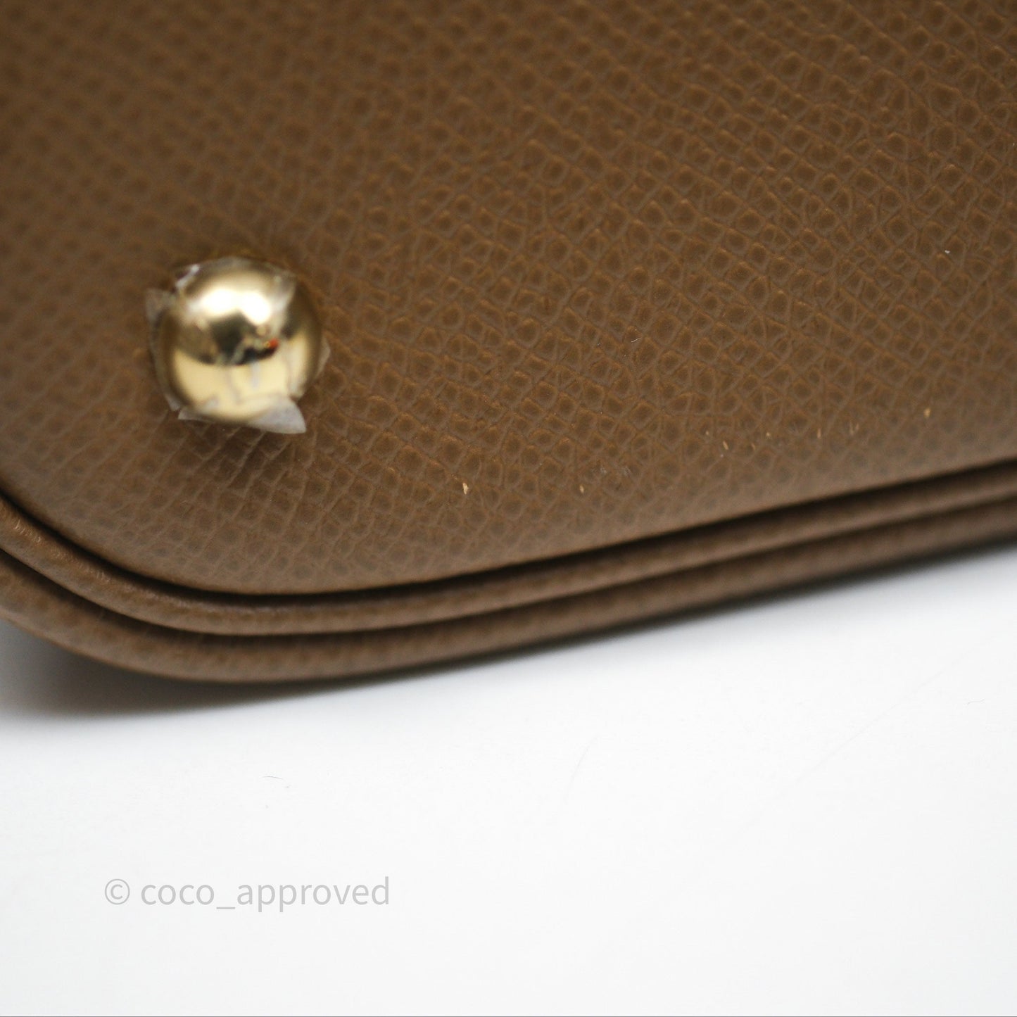 Hermès Bolide 25 Alezan 3G Epsom Gold Hardware