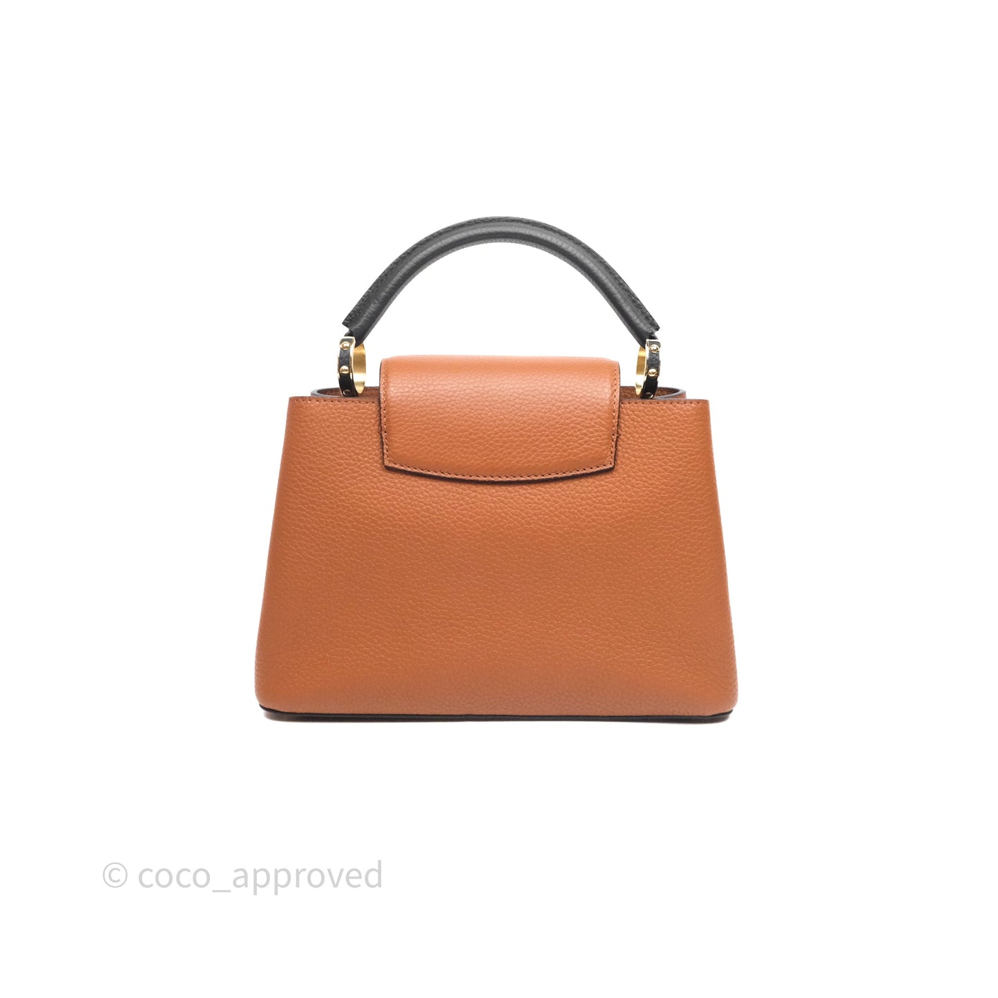 Louis Vuitton Taurillon Capucines BB Tan Gold Hardware