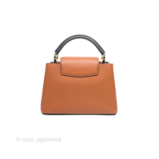 Louis Vuitton Taurillon Capucines BB Tan Gold Hardware