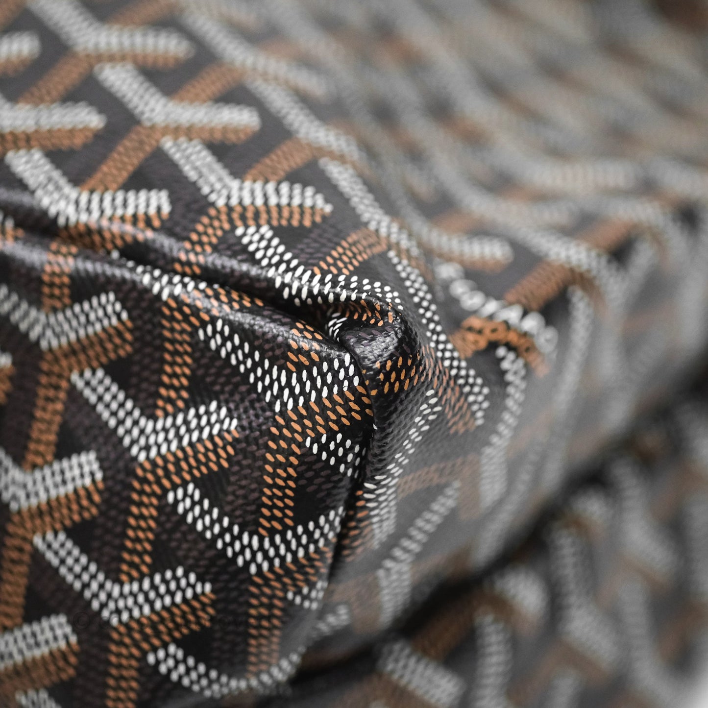 Goyard Bohème Hobo Bag Black Goyardine Canvas