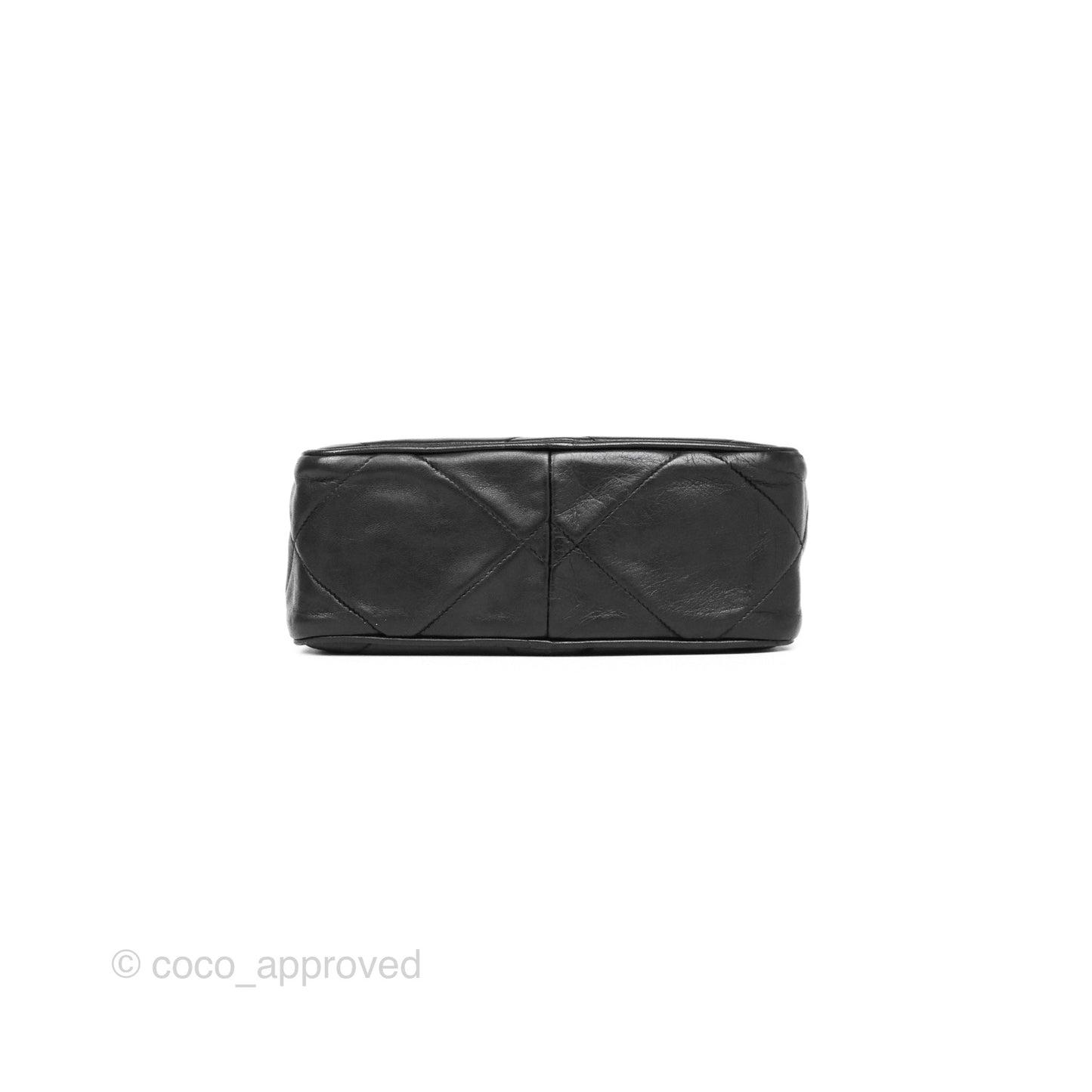 Chanel Vintage Small Camera Bag Black Lambskin Gold Hardware