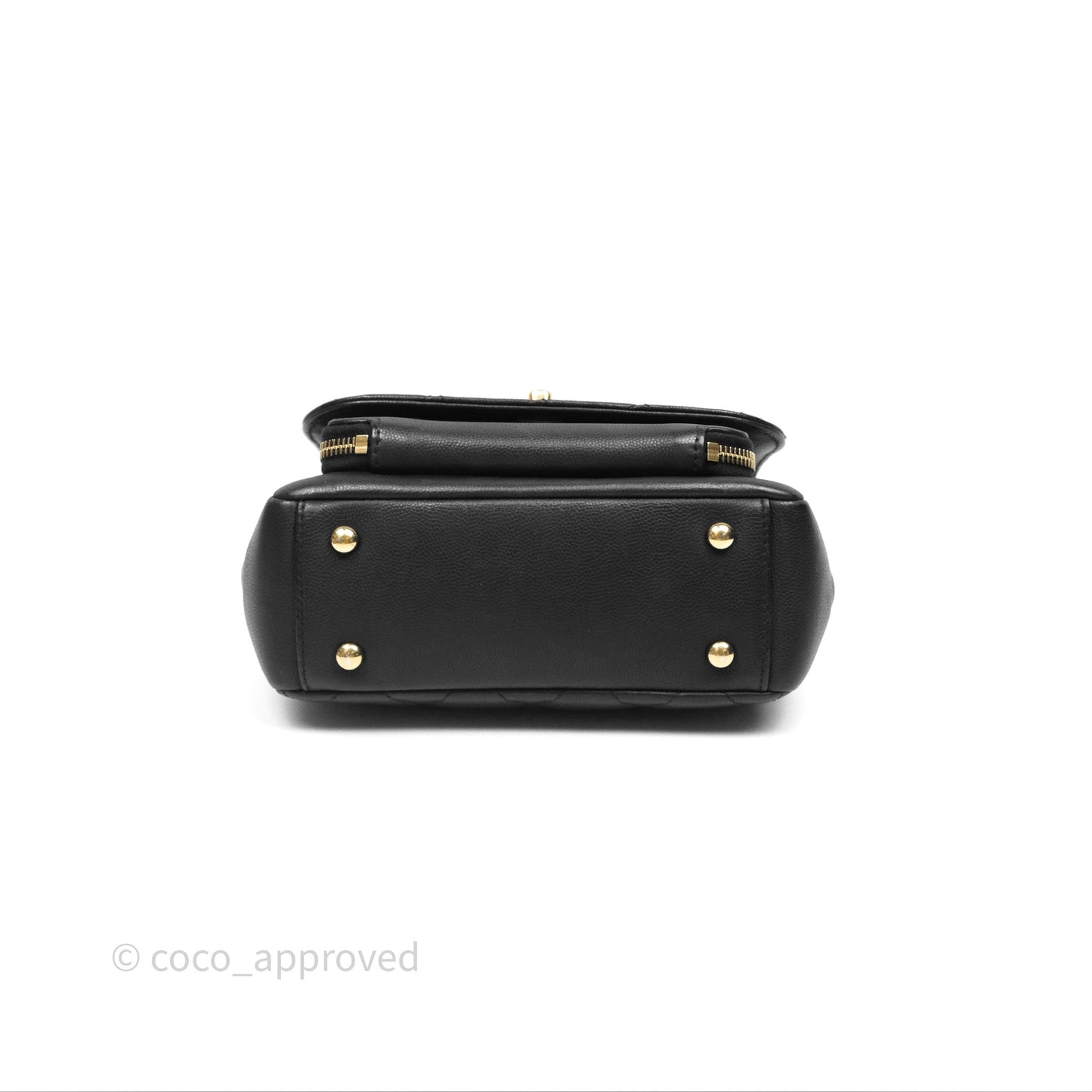 Chanel Quilted Small Business Affinity Flap Black Caviar Gold Hardware