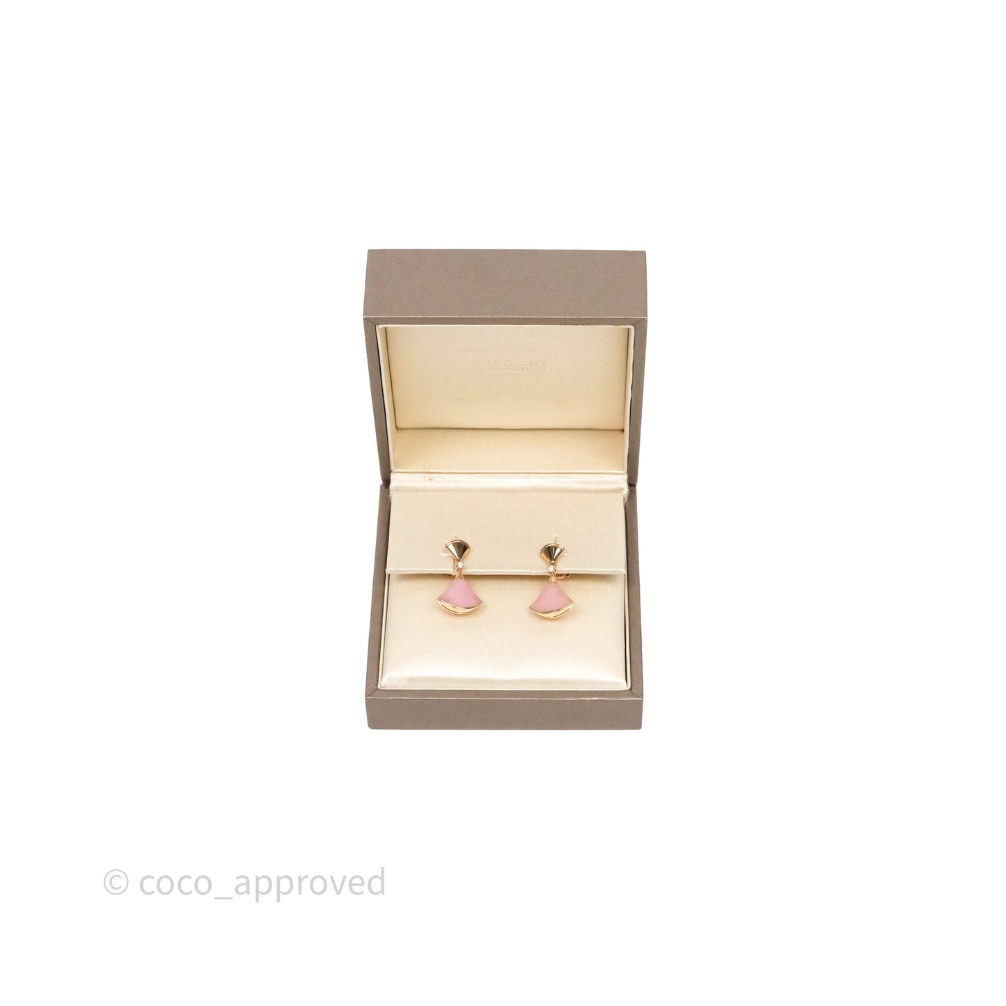 Bulgari Divas’ Dream Pink Rose Gold Diamonds Earrings