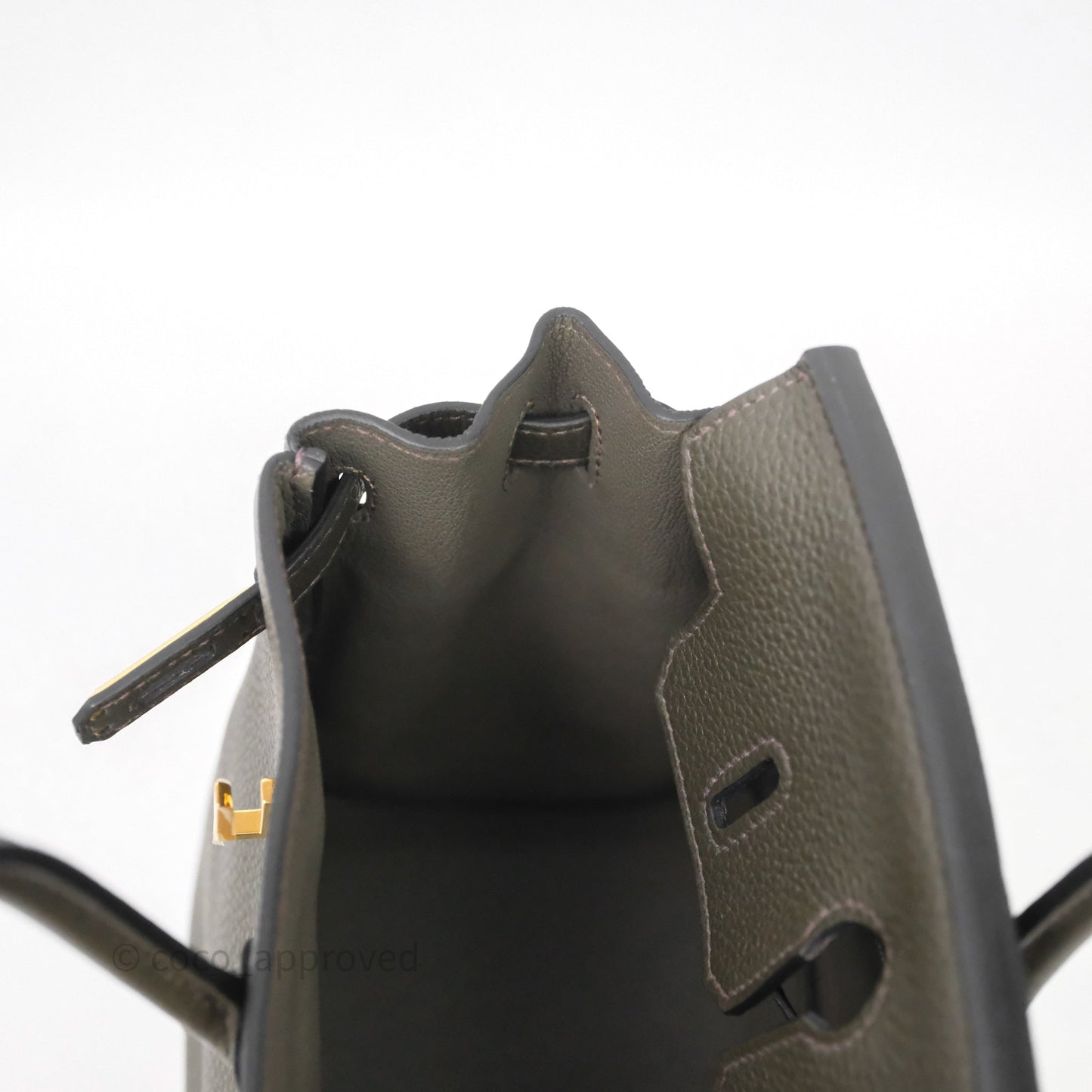 Hermès Birkin 25 Vert De Gris Togo Gold Hardware