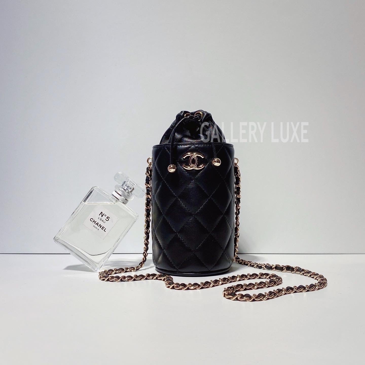No.3325-Chanel Lambskin Bucket To Go Purse Vanity