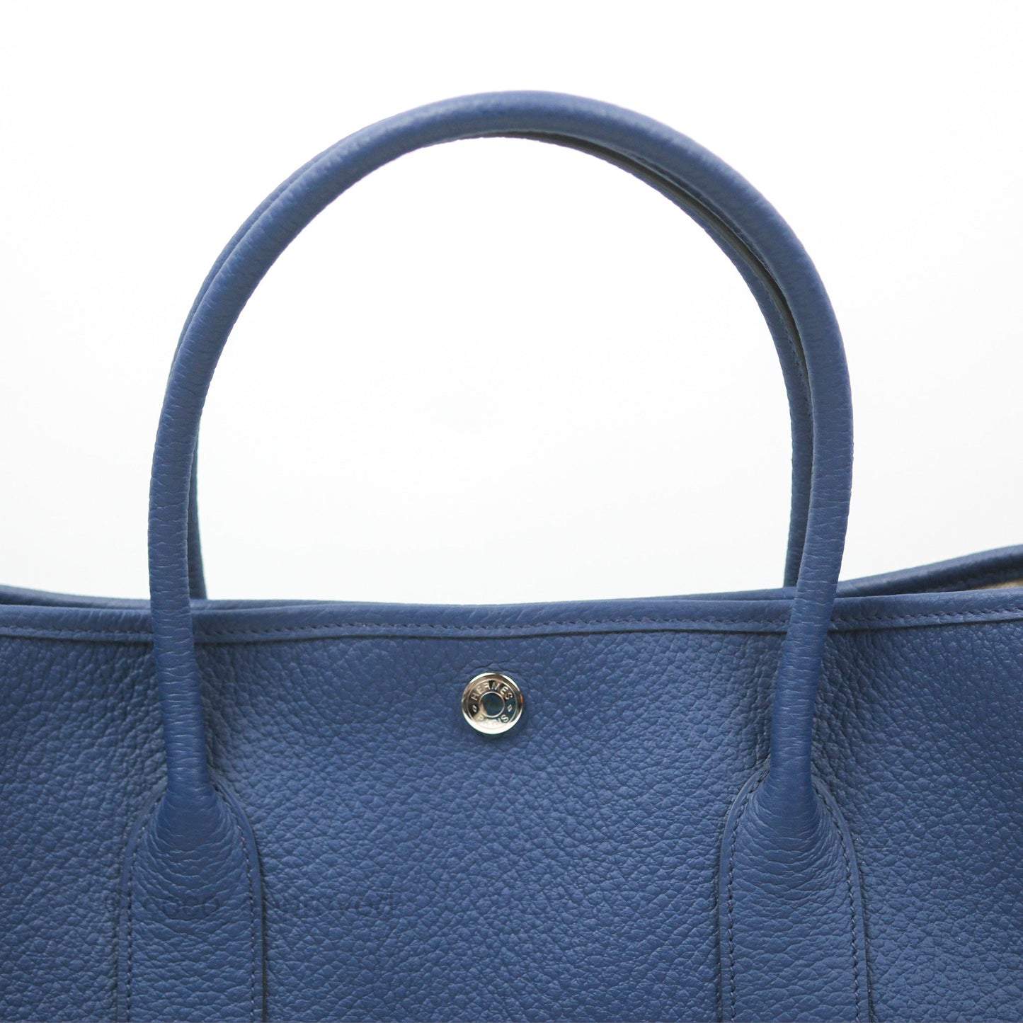 Hermès Garden Pouch 36 Bleu Saphir/ Bordeaux/ Bleu Marine