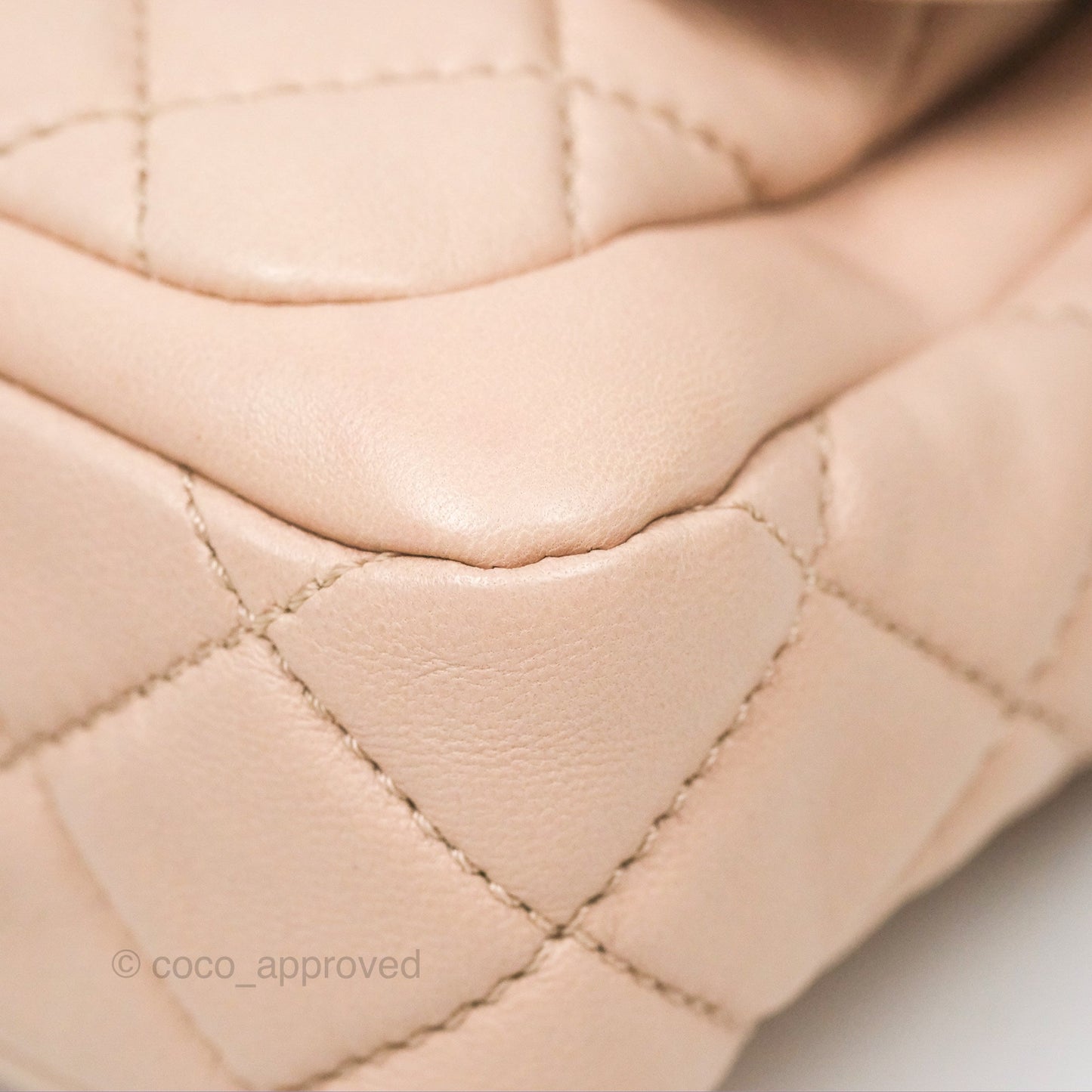 Chanel Flap Bag Pink Aged Gold Hardware