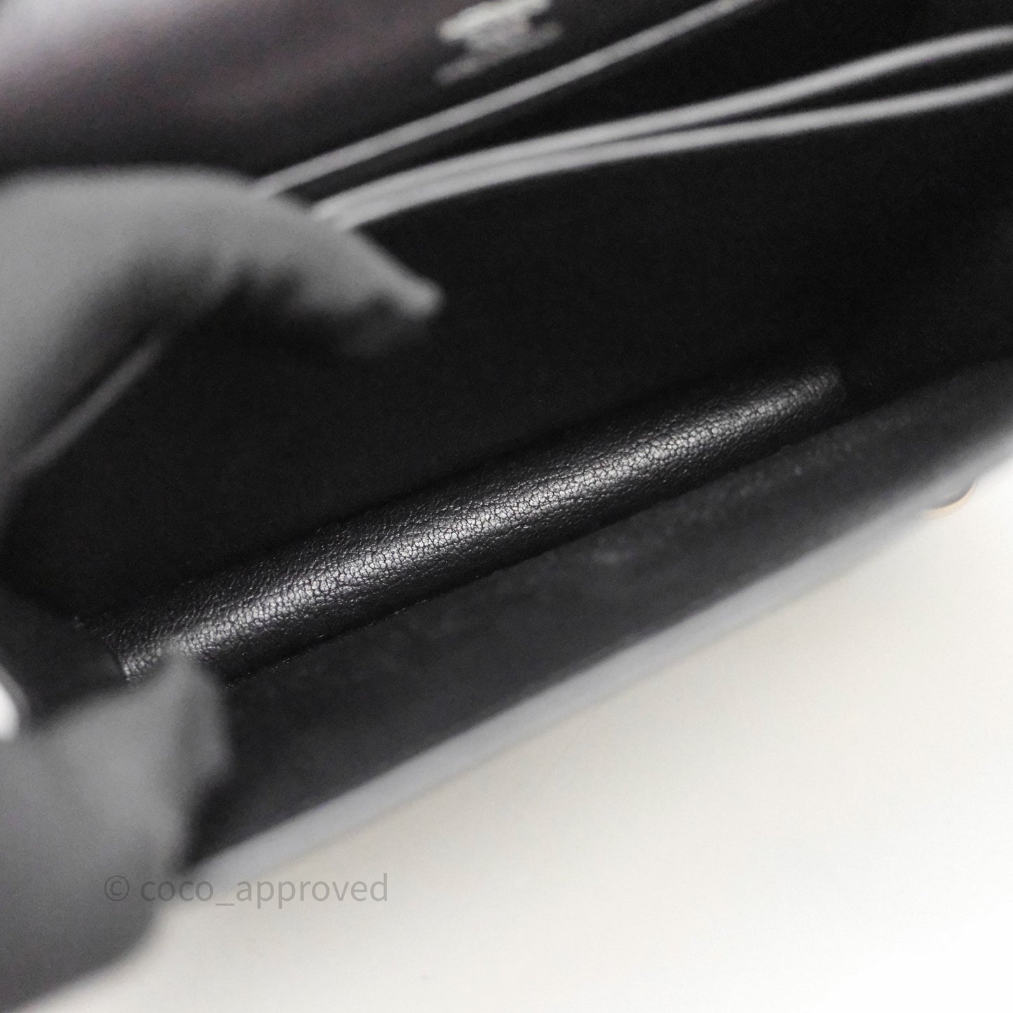 Hermès Roulis Mini 18 Black Noir 89 Palladium Hardware