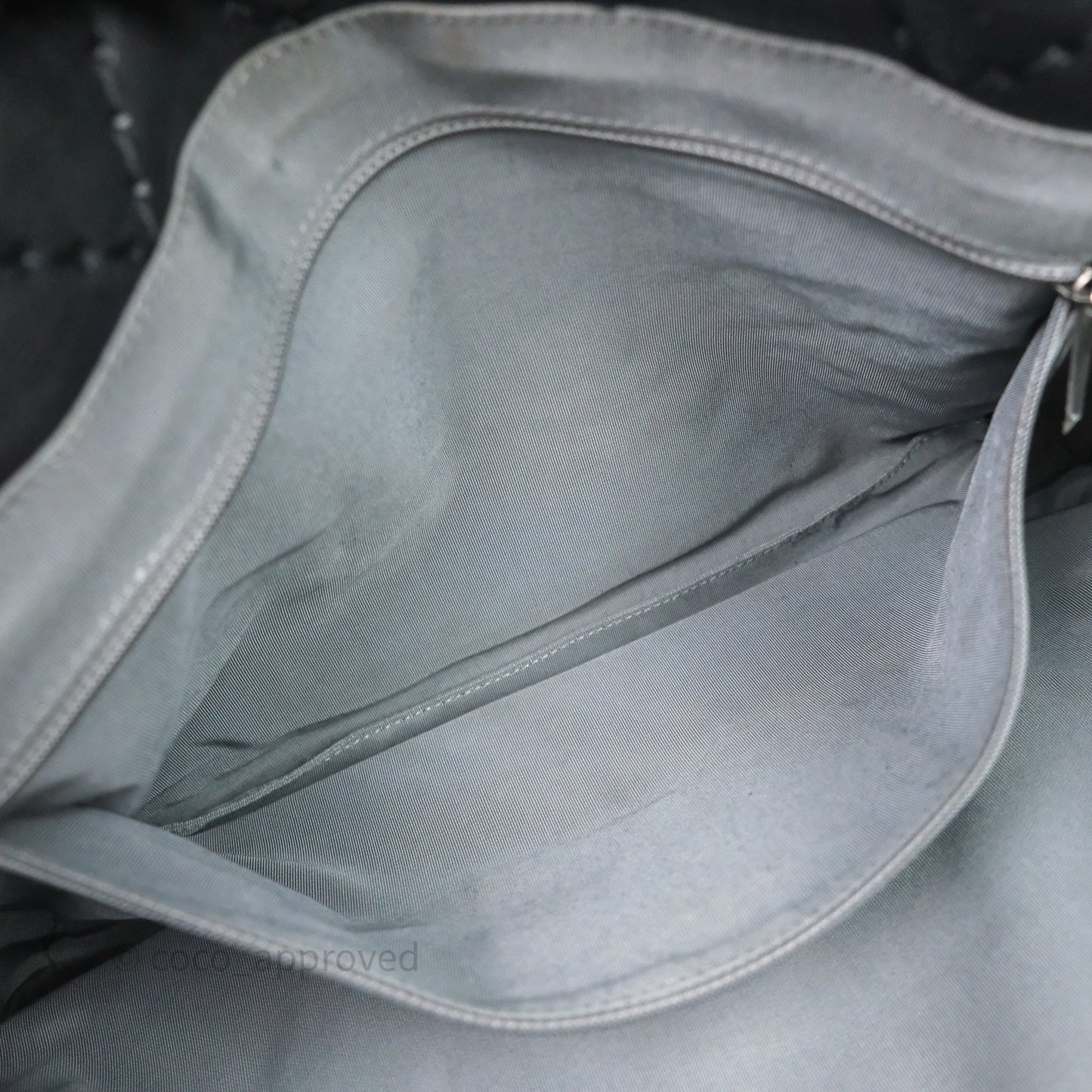 Chanel Ultimate Stitch Shopping Tote Black Calfskin Aged Silver Hardware