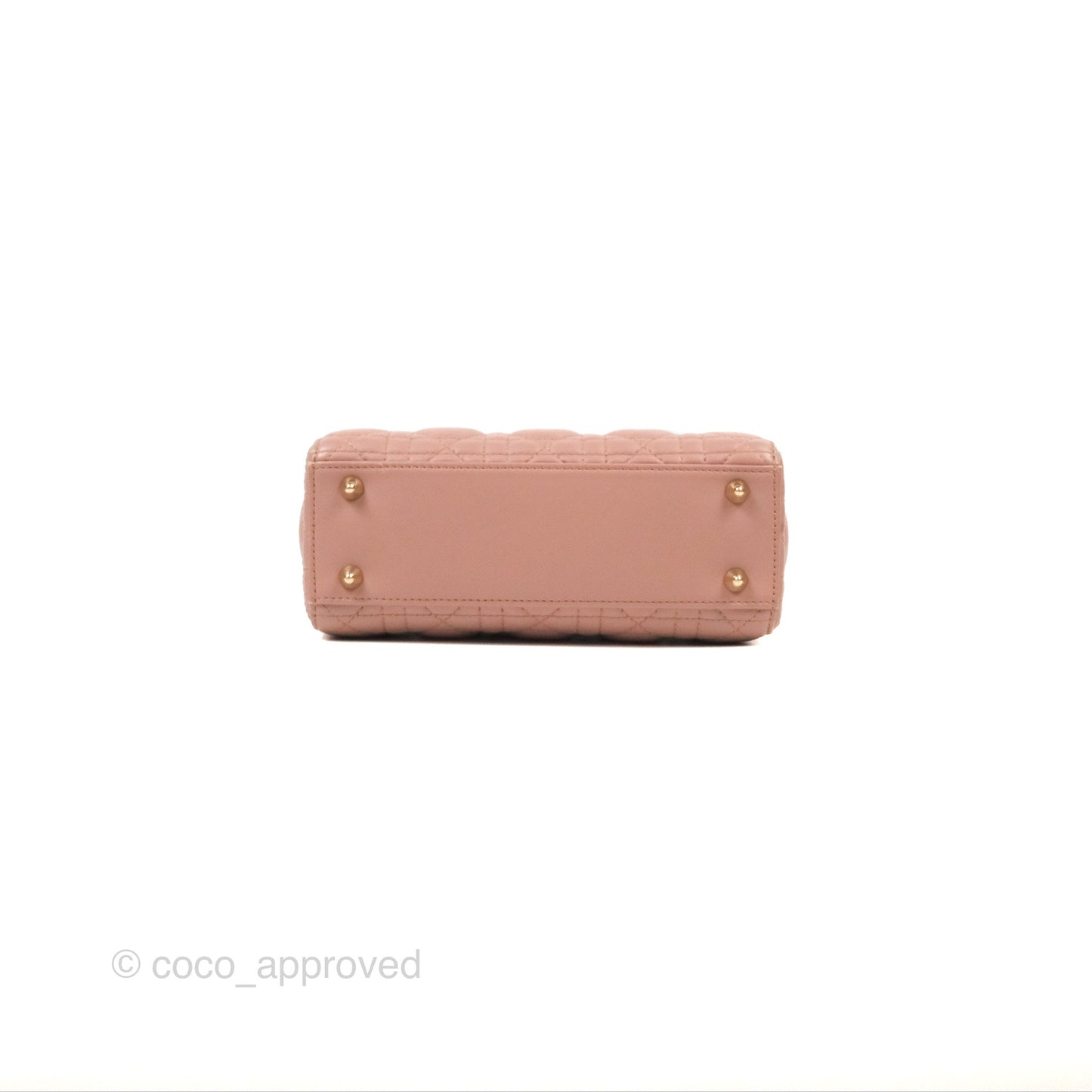 Christian Dior Lambskin My ABCDior Lady Dior Fard Gold Hardware