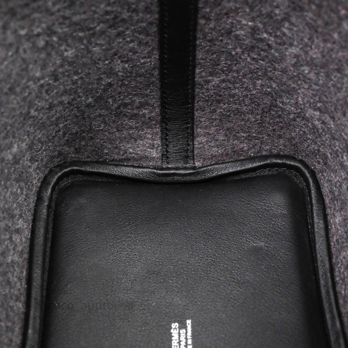 Hermes Picotin 18 Wool Gris Palladium Hardware