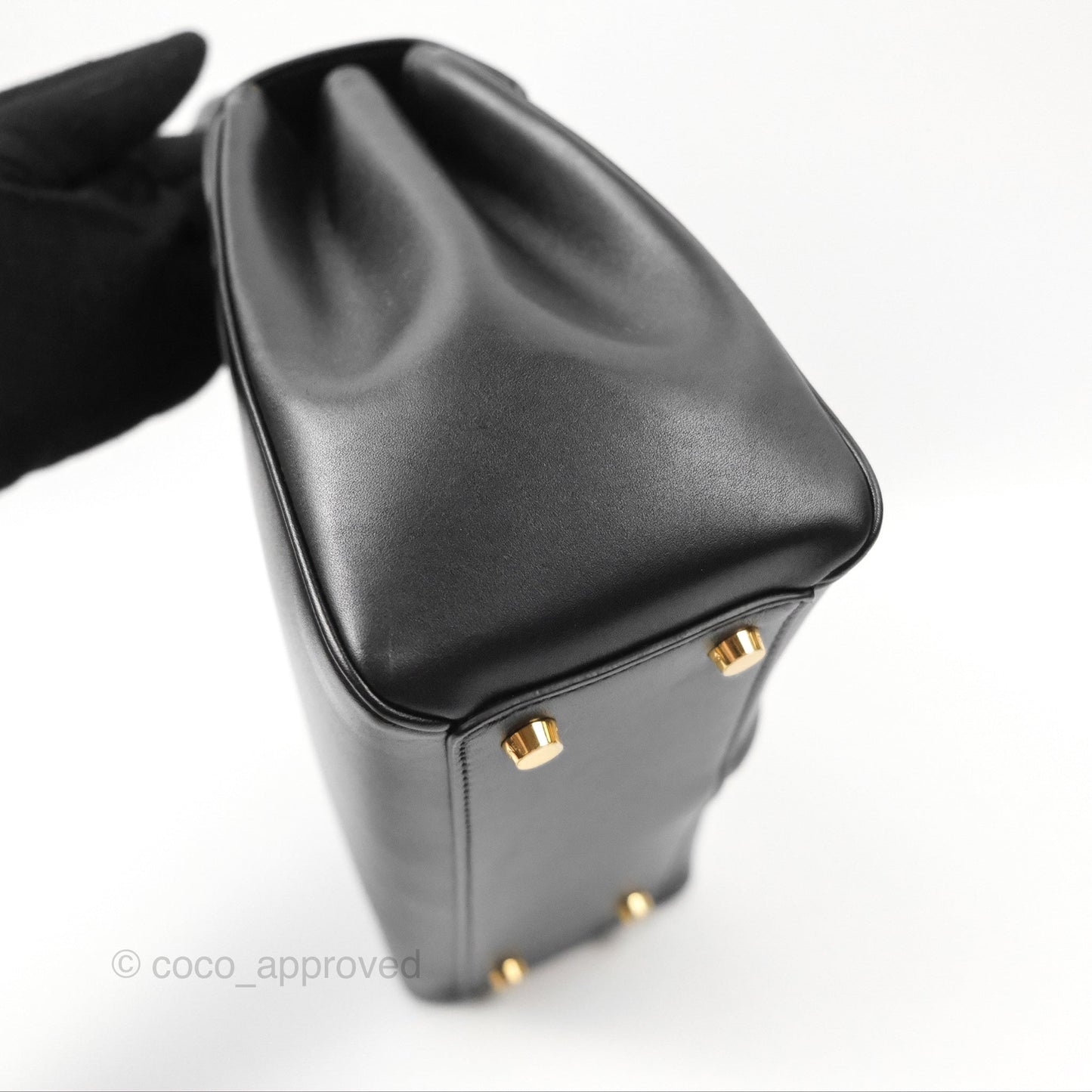 Celine Small 16 Bag Black Satinated Calfskin