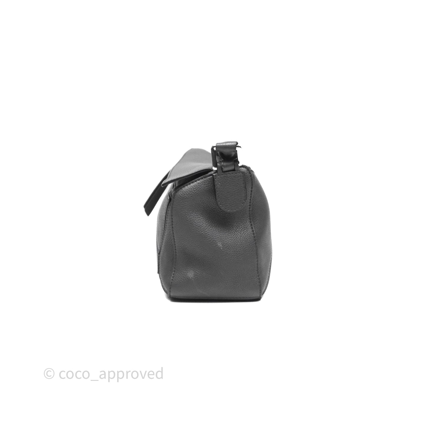 Loewe Small Puzzle Grey Calfskin Edge Bag
