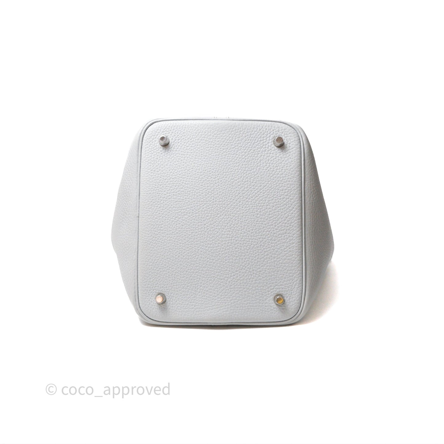 Hermès Picotin Lock 22 Bleu Pale 08 Clemence Palladium Hardware