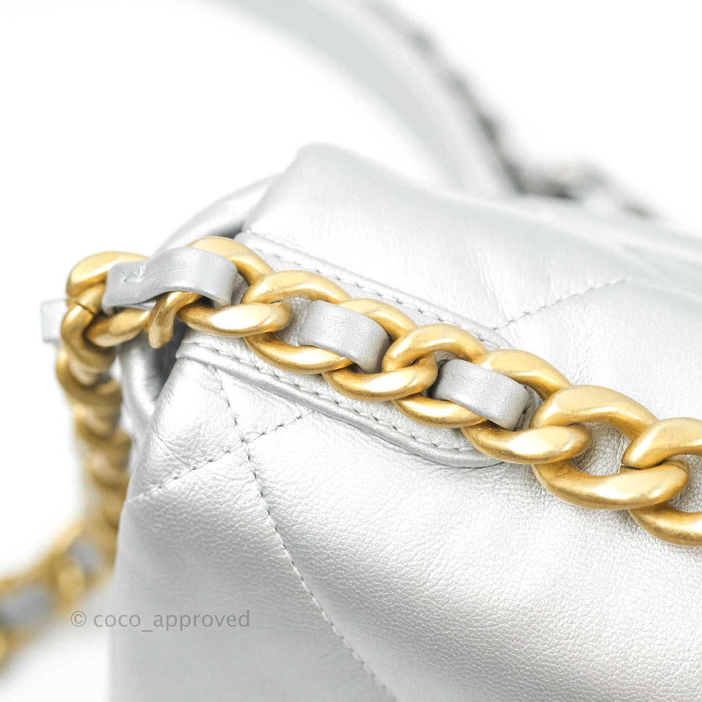 Chanel 19 Small Silver Mixed Hardware 20B