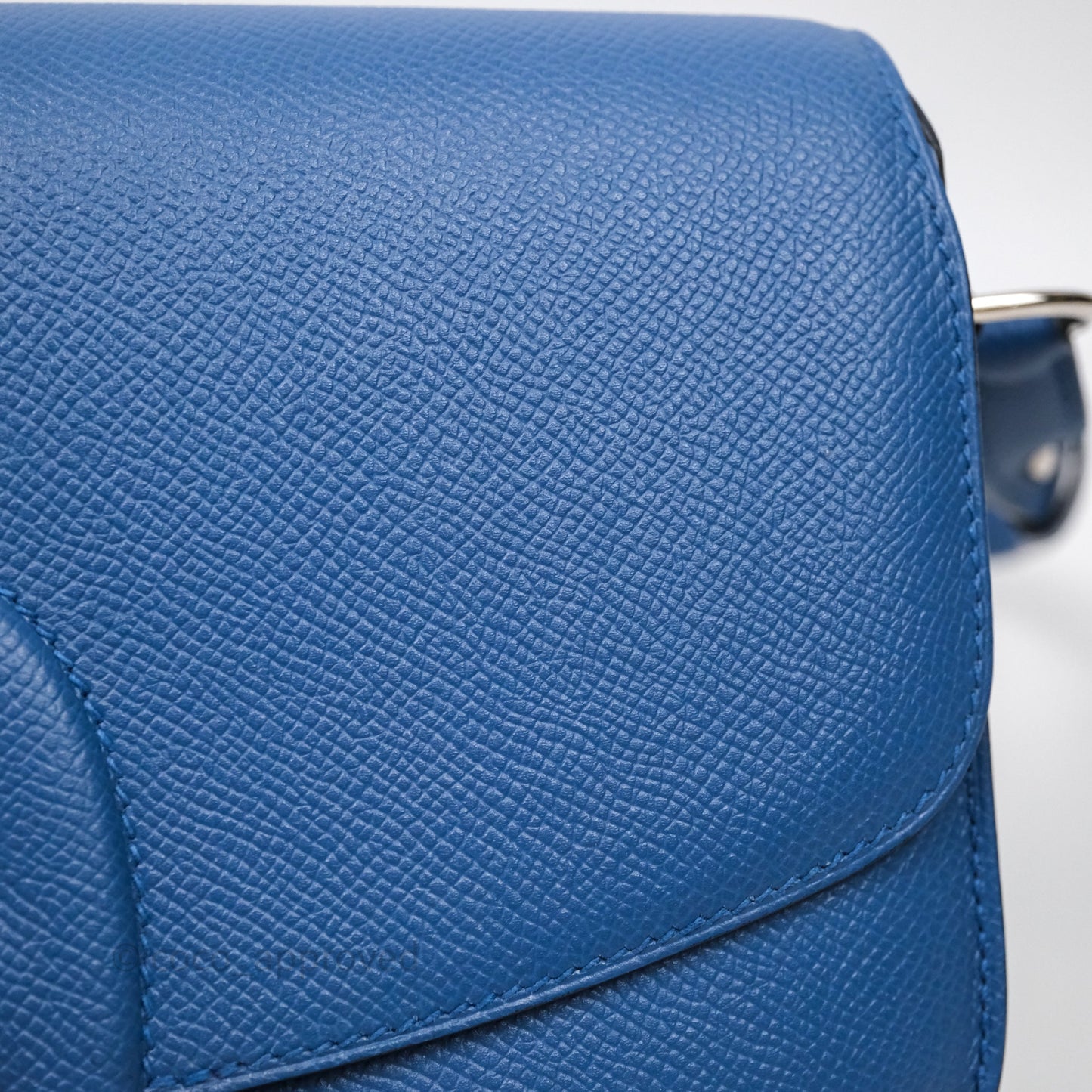 Hermès Cherche-Midi R2 Bleu Agate Epsom Palladium Hardware