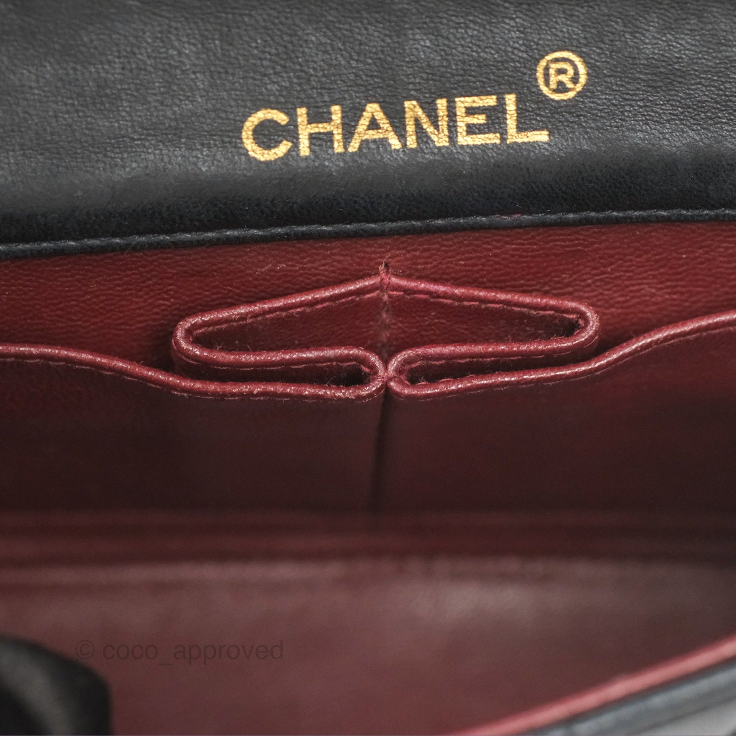 Chanel Vintage Mini Single Full Flap Bag Black Lambskin 24K Gold Hardware