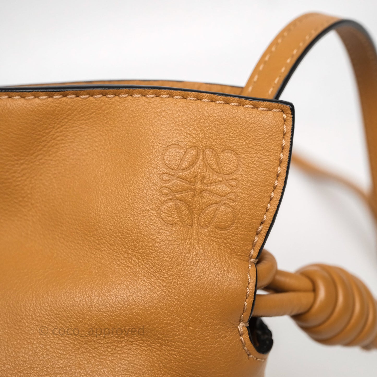 Loewe Mini Flamenco Clutch Nappa Calfskin Warm Desert