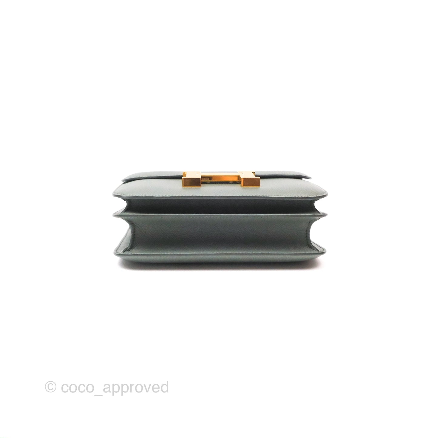 Hermès Constance Mini 18cm Vert Amande Epsom Gold Hardware